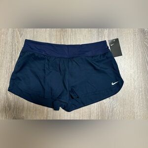 Nike Women's Dark Blue Athletic Shorts Large